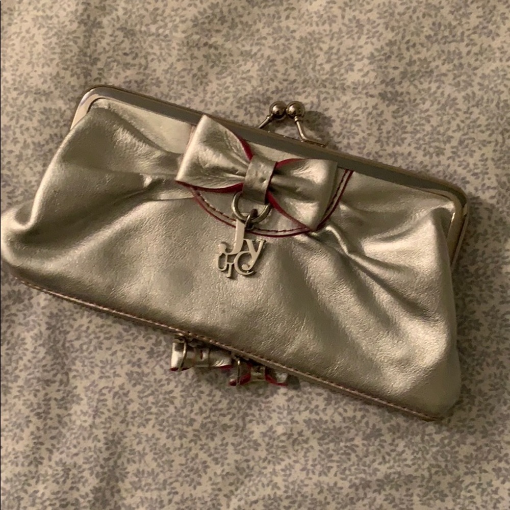 Juicy Couture Silver Clutch mini